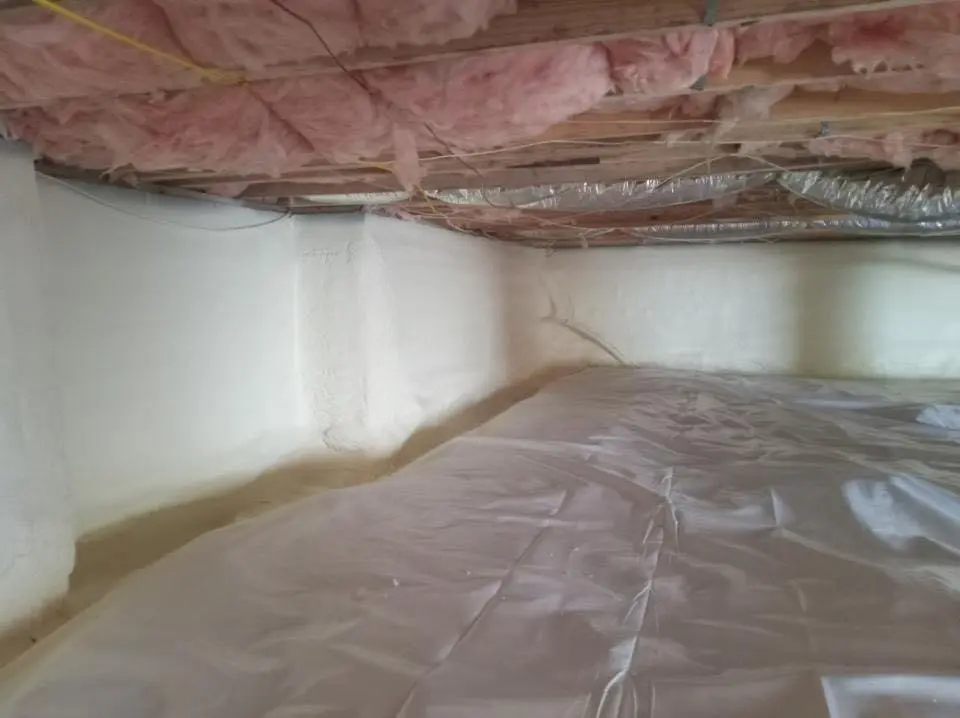 Crawl space encapsulation with closed-cell spray foam for Roof Maintenance in Sandy Oaks